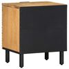 vidaXL Nachttische 2 Stk. Braun 40x33x46 cm Massivholz Mango