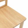 vidaXL Esszimmerst&uuml;hle 2 Stk. Massivholz Gummibaum