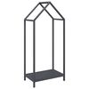 vidaXL Brennholzregal Anthrazit 40x25x90 cm Kaltgewalzter Stahl