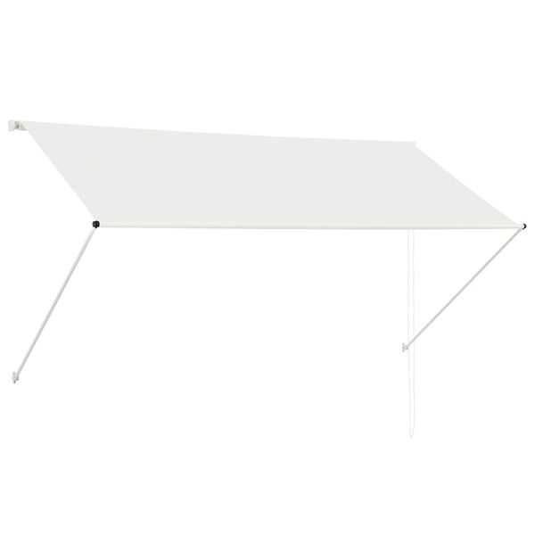 vidaXL Einziehbare Markise 250&times;150 cm Creme
