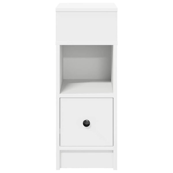 vidaXL Nachttisch mit Schublade Wei&szlig; 25x31x66 cm