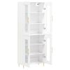 vidaXL Highboard Wei&szlig; 69,5x34x180 cm Holzwerkstoff