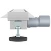 vidaXL 2 in 1 Duschabfluss Silber 50 cm Edelstahl 304