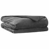 vidaXL Gewichtsdecke Anthrazit 200 x 220 cm 9 kg 100% Baumwolle 205T