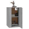 vidaXL TV-Wandschr&auml;nke 2 Stk. Grau Sonoma 40x34,5x60 cm