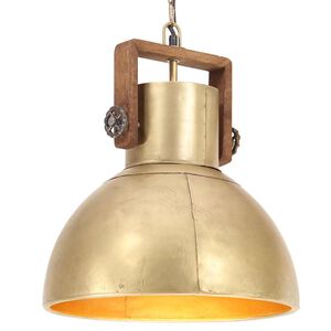 vidaXL H&auml;ngelampe Industriestil 25 W Messing Rund 40 cm E27
