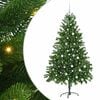 vidaXL Weihnachtsbaum mit 300 LEDs mit Ständer Grün 180 cm PE