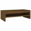 vidaXL Monitorst&auml;nder Honigbraun 50x24x16 cm Massivholz Kiefer