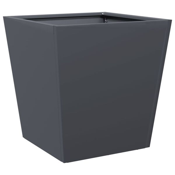 vidaXL Pflanzk&uuml;bel Anthrazit 40x40x40 Stahl
