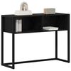 vidaXL Beistelltisch Schwarz Eichen-Optik 100 x 36 x 75 cm