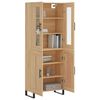 vidaXL Highboard Sonoma-Eiche 69,5x34x180 cm Holzwerkstoff