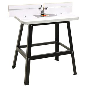 vidaXL Oberfr&auml;sentisch Stahl und MDF 81x61x88 cm