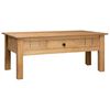vidaXL Couchtisch 100x60x43,5 cm Massivholz Panama-Kiefer