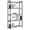 vidaXL B&uuml;cherregal Grau Sonoma 80 x 30 x 155 cm Holzwerkstoff