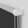 vidaXL Verdunkelungsrollo Schwarz 155x230 cm Stoffbreite 151,6 cm