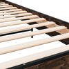 vidaXL Bettgestell R&auml;uchereiche 100x200 cm Holzwerkstoff und Metall