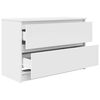 vidaXL TV-Schrank Wei&szlig; 80x35x54 cm Holzwerkstoff