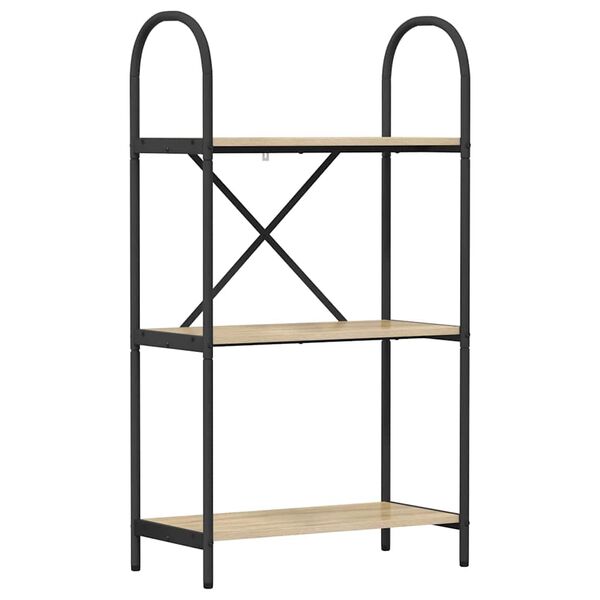 vidaXL B&uuml;cherregal Sonoma-Eiche 60 x 30 x 109 cm Holzwerkstoff