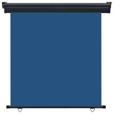 vidaXL Balkon-Seitenmarkise 160 × 250 cm Blau