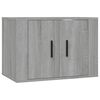 vidaXL TV-Wandschrank Grau Sonoma 57x34,5x40 cm