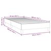 vidaXL Boxspringbettgestell Creme 90x200 cm Kunstleder