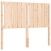 vidaXL Massivholzbett mit Kopfteil 120x200 cm