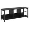 vidaXL B&uuml;cherregal Schwarz Eichen-Optik 102 x 32 x 40,5 cm
