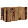 vidaXL TV-Schrankset Wandmontiert 8 pcs Altholz Holzwerkstoff