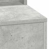 vidaXL Schminktisch Beton Grau 75,5 x 41 x 135 cm Holzwerkstoff
