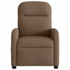 vidaXL Relaxsessel Elektrisch Braun Stoff