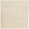 vidaXL Teppich Shaggy Hochflor Modern Golden 160x160 cm
