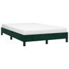 vidaXL Bettgestell ohne Matratze Dunkelgr&uuml;n 120x190 cm Samt