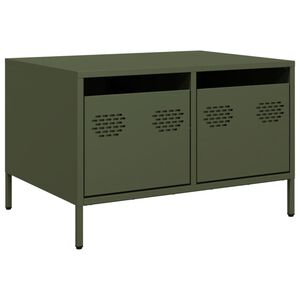 vidaXL TV-Schrank Olivgr&uuml;n 68x50x43,5 cm Kaltgewalzter Stahl
