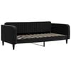 vidaXL Tagesbett Schwarz 90x200 cm Samt