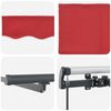 vidaXL Einziehbare Markise Rot 350 x 250 cm Stoff