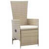 vidaXL 3-tlg. Garten-Essgruppe Beige