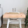 vidaXL Tischplatte 40x40x(2-6) cm Massivholz Unbehandelt Baumkante