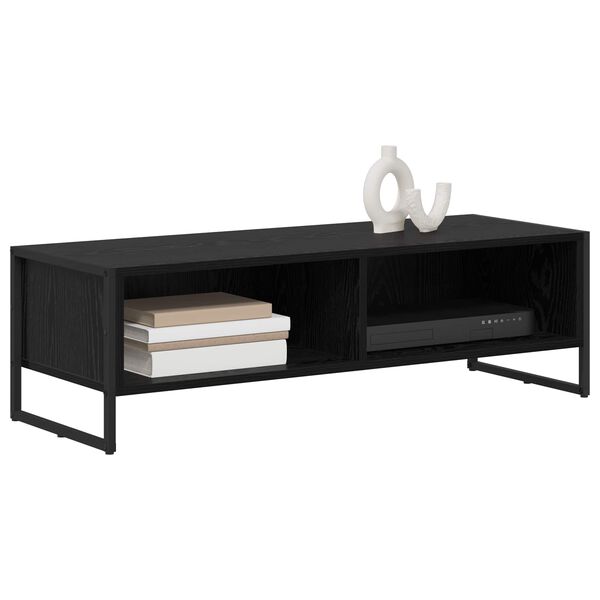 vidaXL TV-Schr&auml;nk Schwarz Eichen-Optik 100 x 36,5 x 30,5 cm