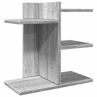 vidaXL Schreibtisch-Organizer Grau Sonoma 42x21,5x42 cm Holzwerkstoff