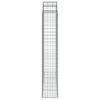 vidaXL Gabionen mit Hochbogen 18Stk. 200x50x220/240cm Verzinktes Eisen