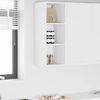 vidaXL H&auml;ngeschrank Riga Wei&szlig; 30 x 29,5 x 80 cm Holzwerkstoff