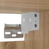 vidaXL Highboard 2 pcs Artisan-Eiche Holzwerkstoff