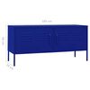 vidaXL TV-Schrank Marineblau 105x35x50 cm Stahl