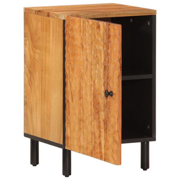 vidaXL Badschrank 38x33x58 cm Massivholz Akazie
