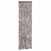 vidaXL Fliegenvorhang Beige und Braun 56x200 cm Chenille