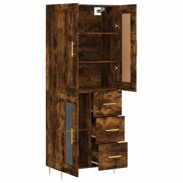 vidaXL Highboard R&auml;uchereiche 69,5x34x180 cm Holzwerkstoff
