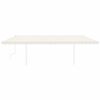 vidaXL Markise Manuell Einziehbar mit Pfosten 6x3 m Creme
