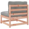vidaXL Gartensofas ohne Armlehnen mit Kissen 2 Stk. Douglasienholz