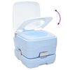 vidaXL Camping-Toilette 2 pcs Blau und Weiß Hochdichtes Polyethylen