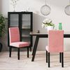 vidaXL Esszimmerst&uuml;hle 2 Stk. Rosa Samt